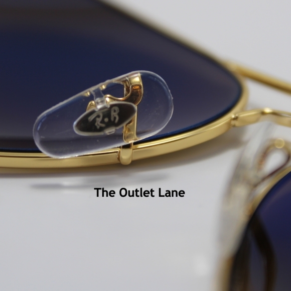 Model Display Ray-Ban Aviator Gradient Brown RB3025 Classic - Picture 10 of 16